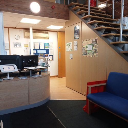 Reception on entry
